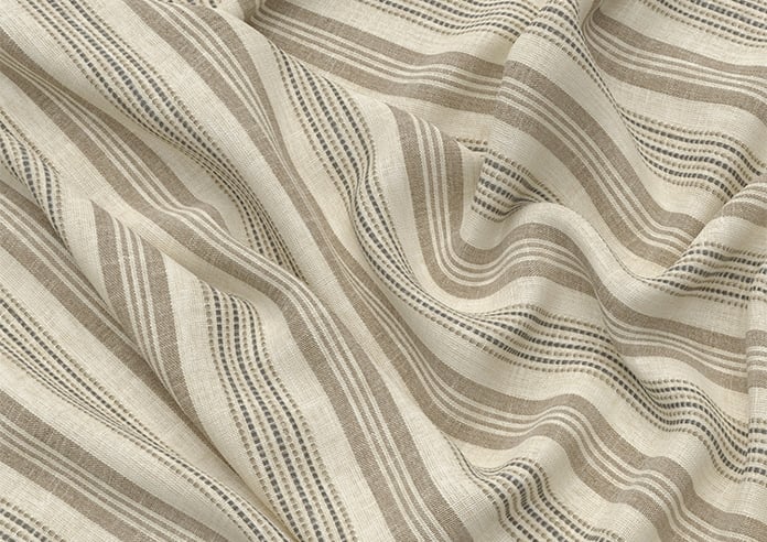 Castelle Stripe, Natural - Twist&Fit Roman Blind - Image 4